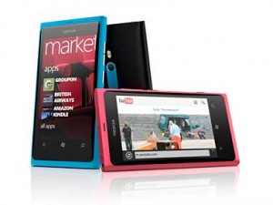 Nokia's Lumia 800. Its first Windows Phone smartphone.