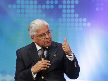 India's Minister of State for Planning, Science and Technology Kumar speaks during a debate at the WEF India Economic Summit in Mumbai