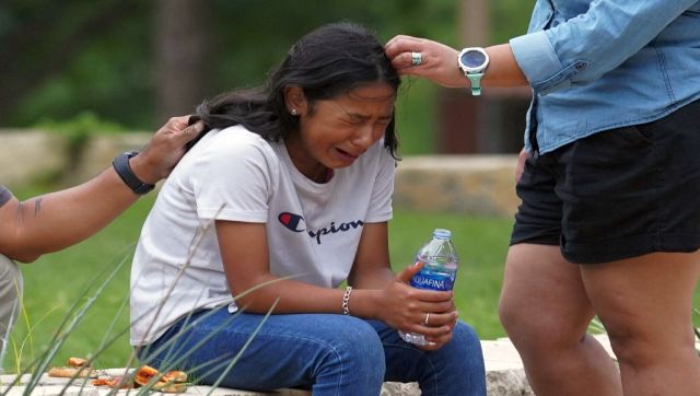 Grief-stricken and anguished: The scene after bloody Texas school rampage