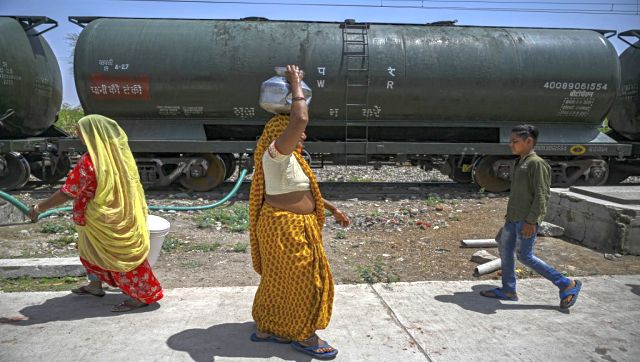 Waiting for the water train in scorched Rajasthan