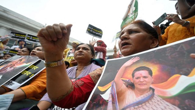 'We are with you Sonia ji': Mass protests break out as ED questions Congress chief