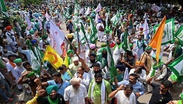 Back on the field: Farmers stage demonstration in Delhi once again