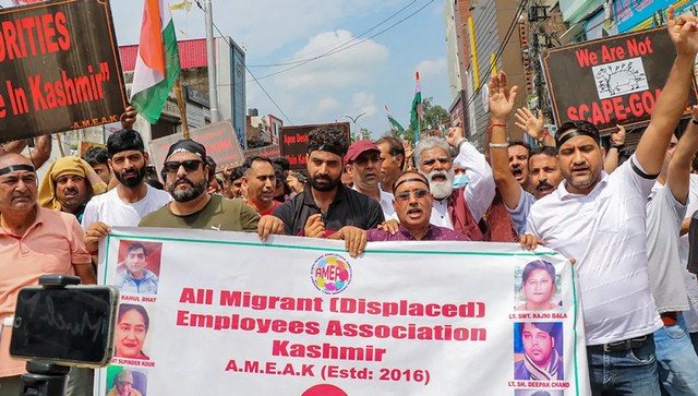 Anger, discontent, sorrow: Kashmiri Pandit's killing sparks huge protest
